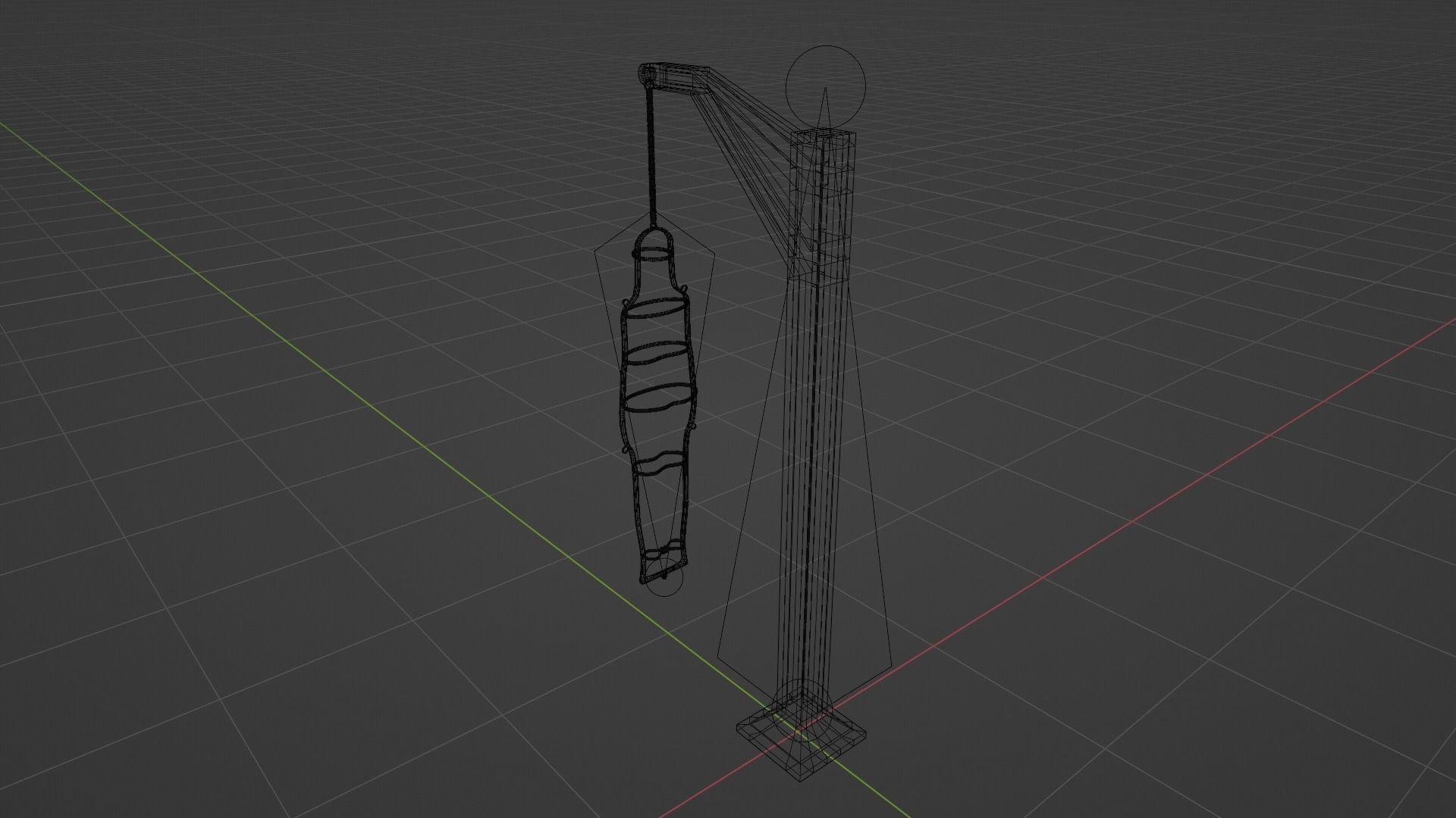 BDSM Gibbet Low-poly 3D model_10