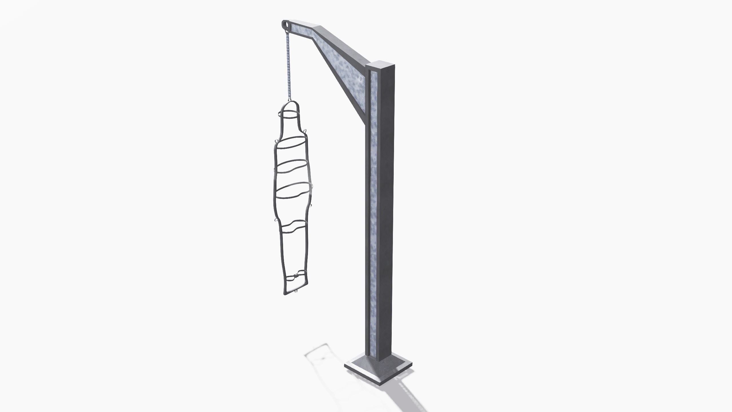 BDSM Gibbet Low-poly 3D model_2