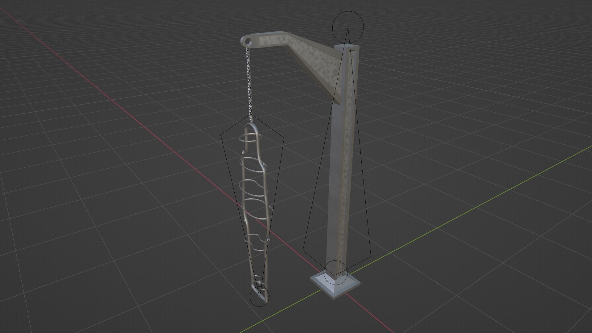 BDSM Gibbet Low-poly 3D model_5