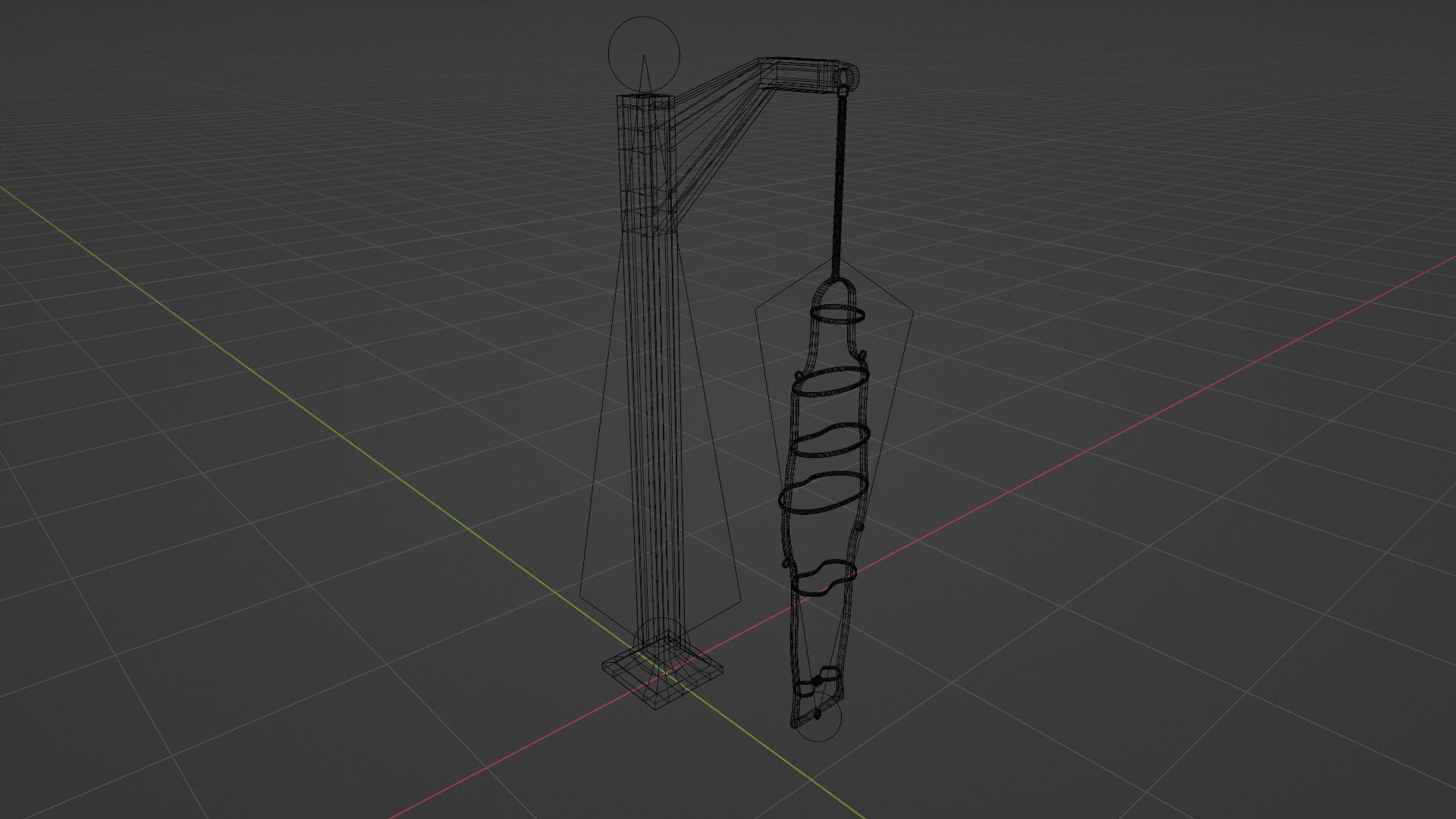 BDSM Gibbet Low-poly 3D model_8