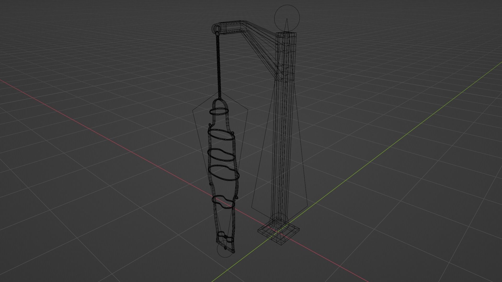 BDSM Gibbet Low-poly 3D model_9