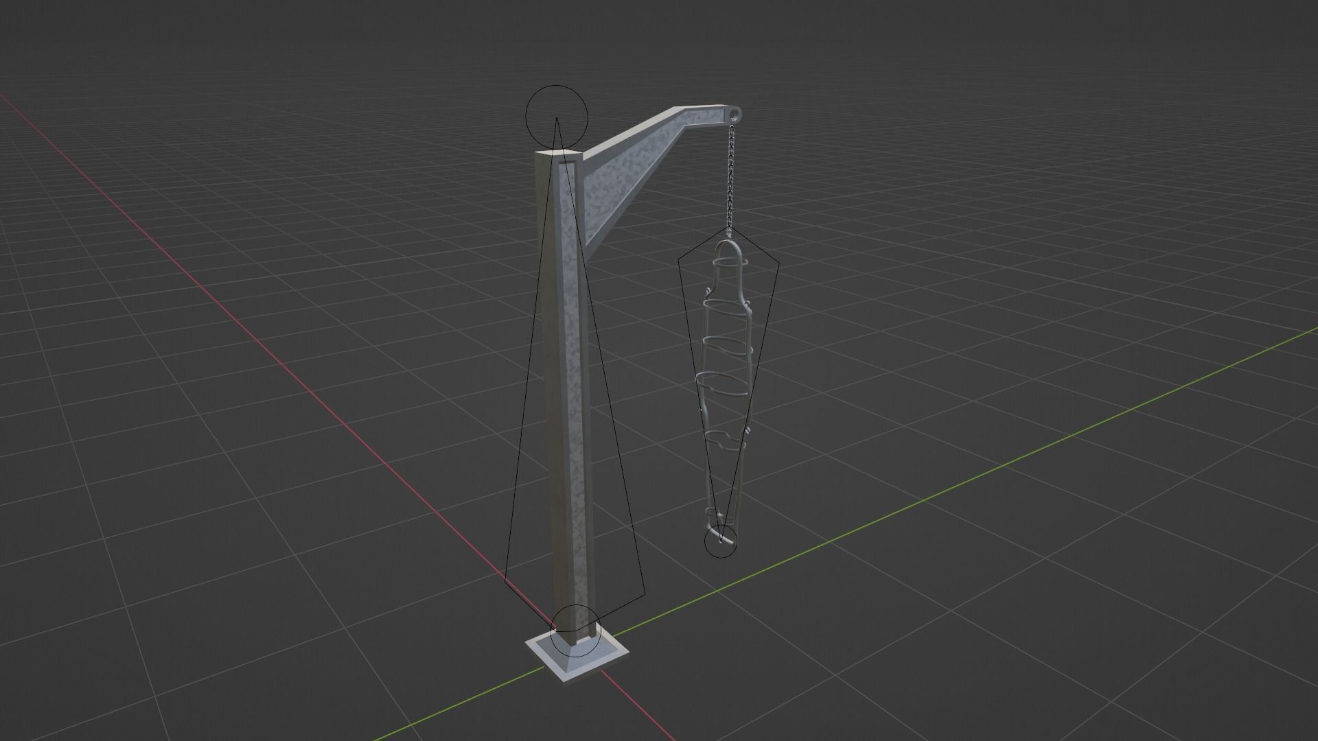 BDSM Gibbet Low-poly 3D model_7