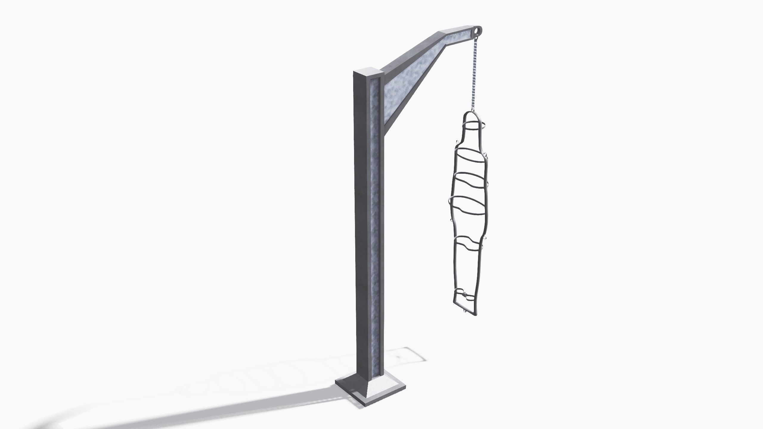BDSM Gibbet Low-poly 3D model_3