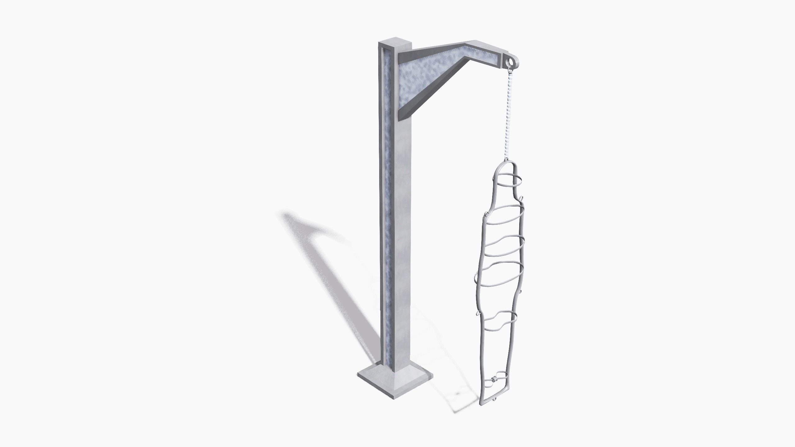 BDSM Gibbet Low-poly 3D model_1