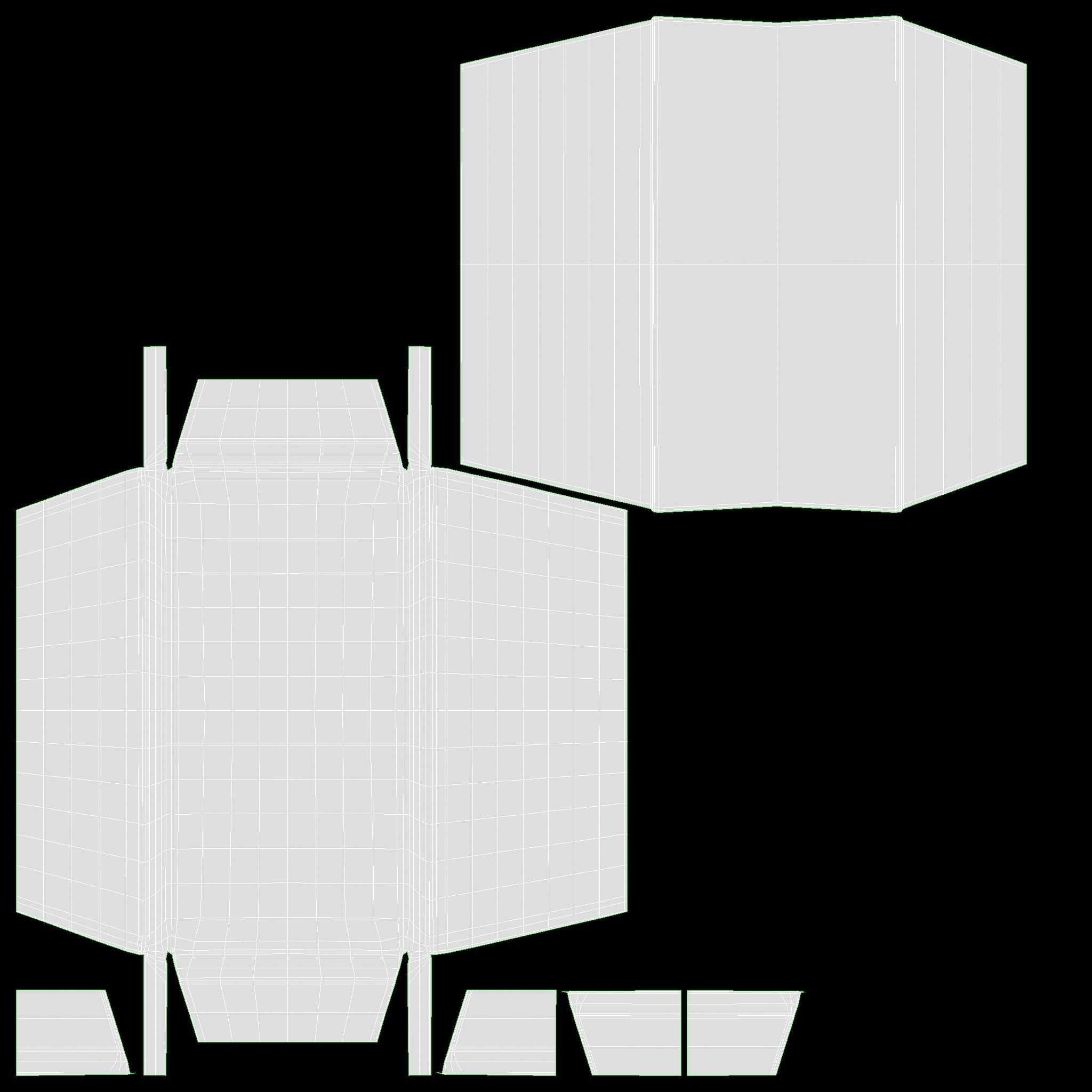 Store Wire Snack Shelf And Chip Rack 3D model_12