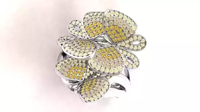 Butterfly jewelry ring