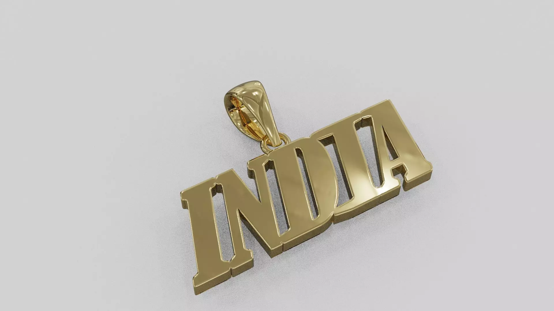 Name pendant Free 3D print model