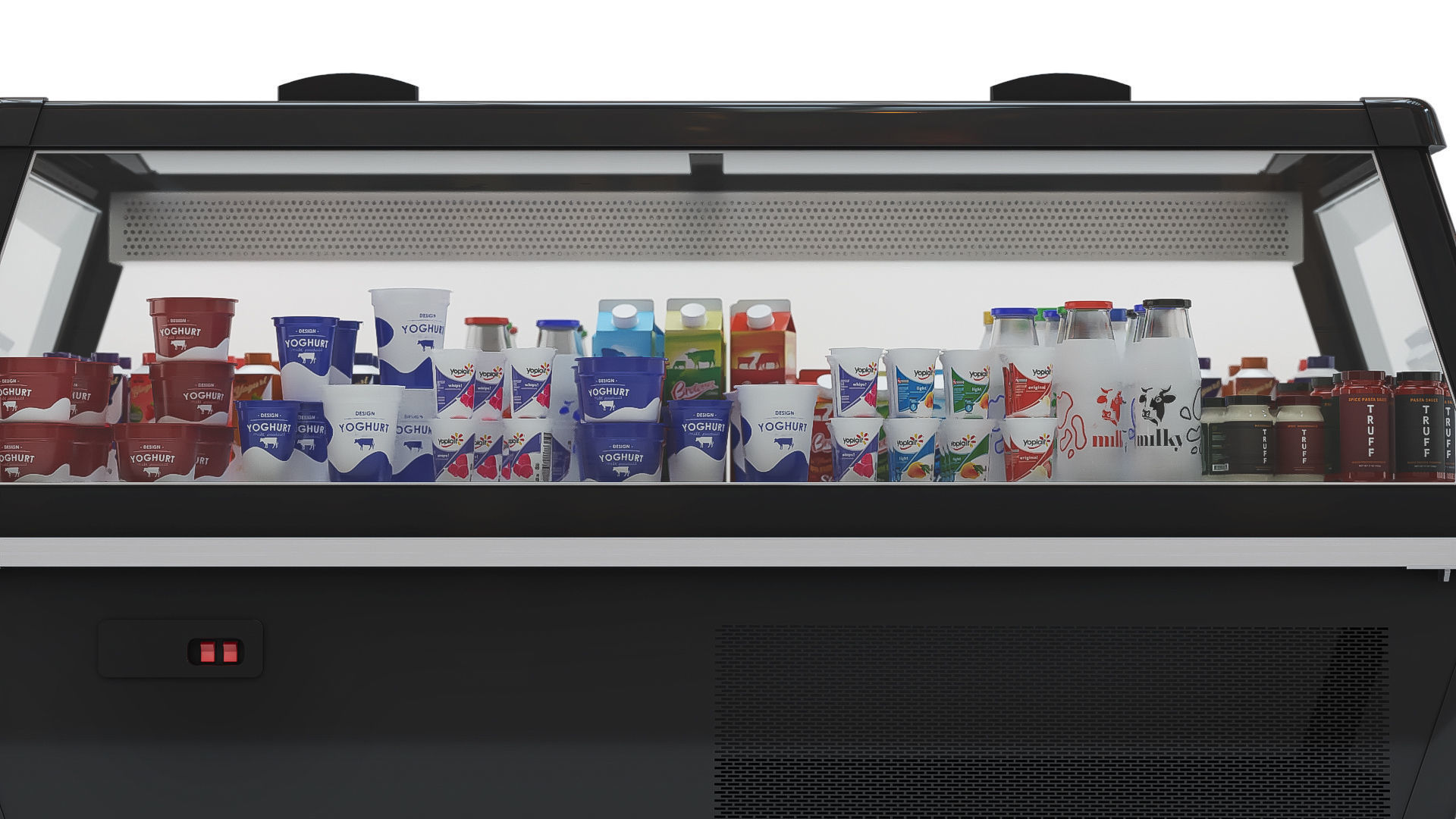 Refrigeration showcase 3D model_3