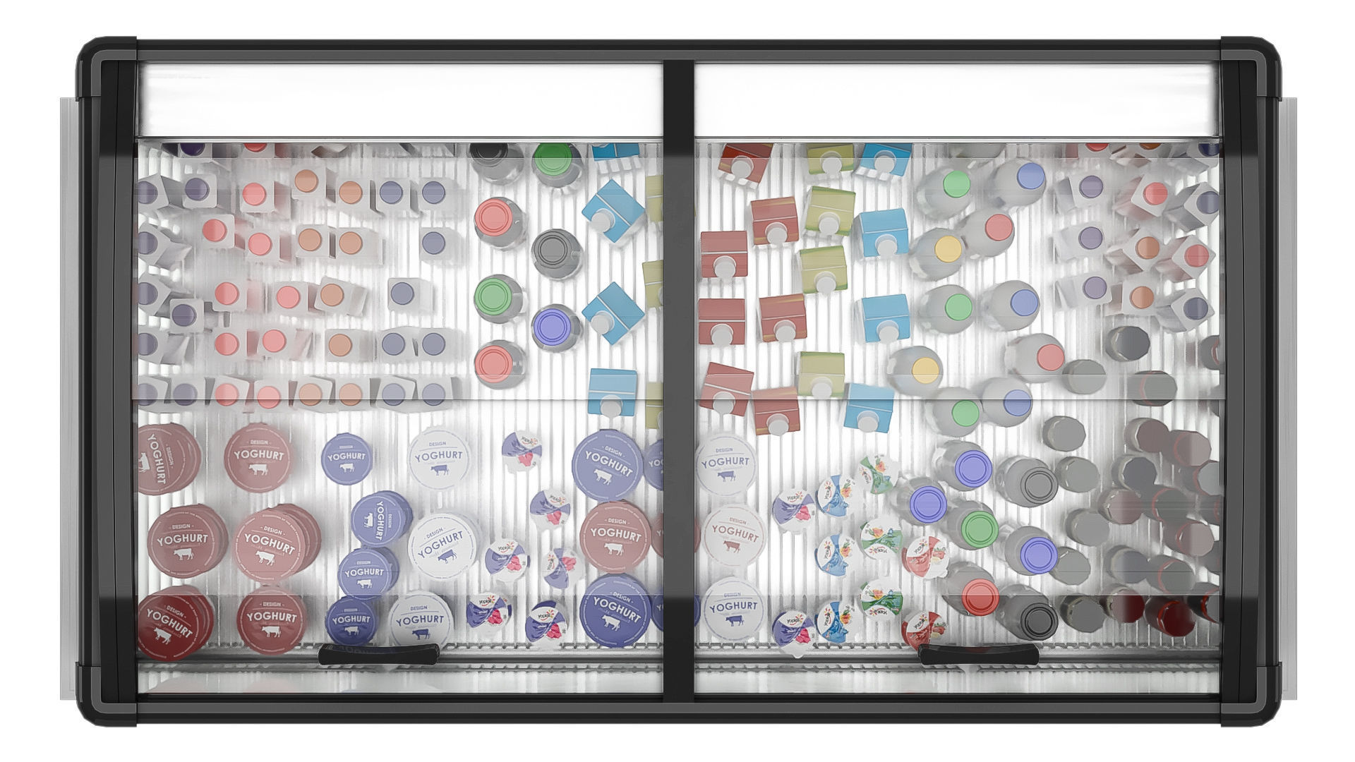 Refrigeration showcase 3D model_4