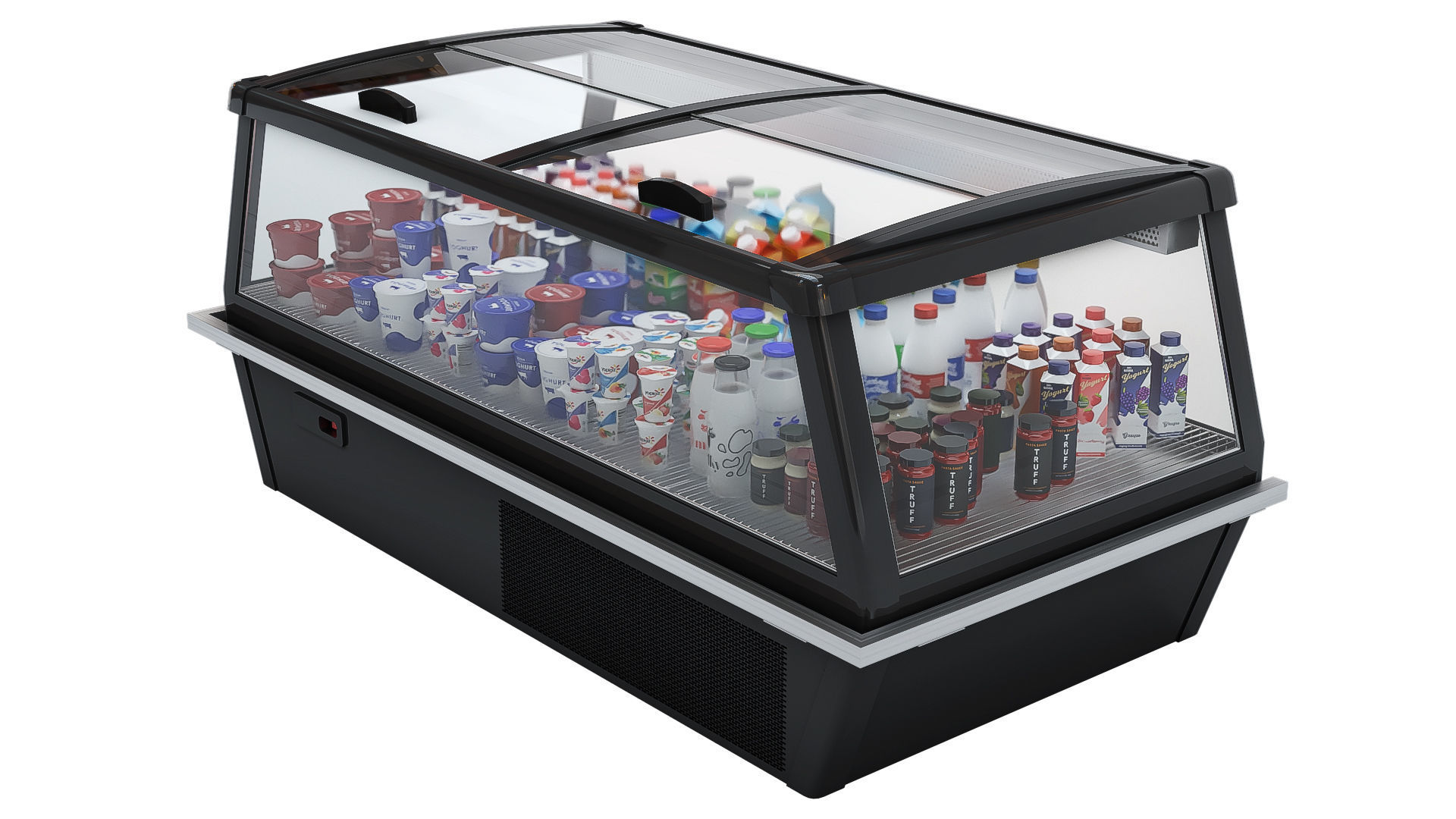 Refrigeration showcase 3D model_2