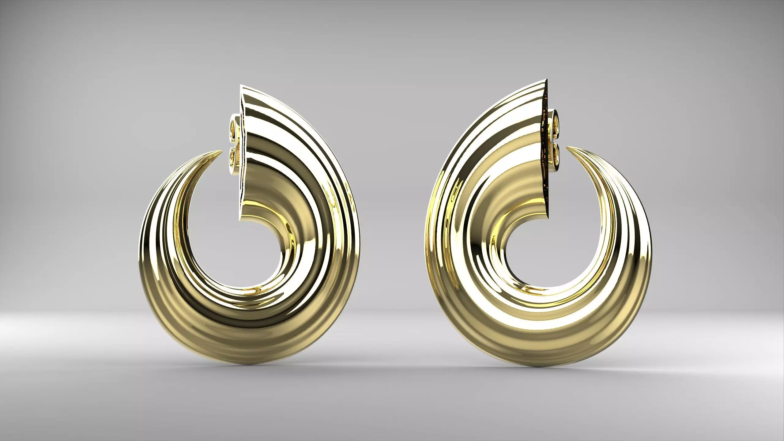 a100-22-earring Free 3D print model