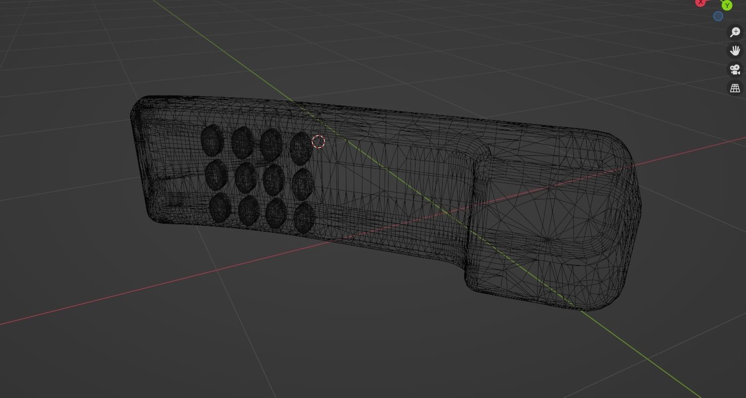Plastic phone 3D model_5