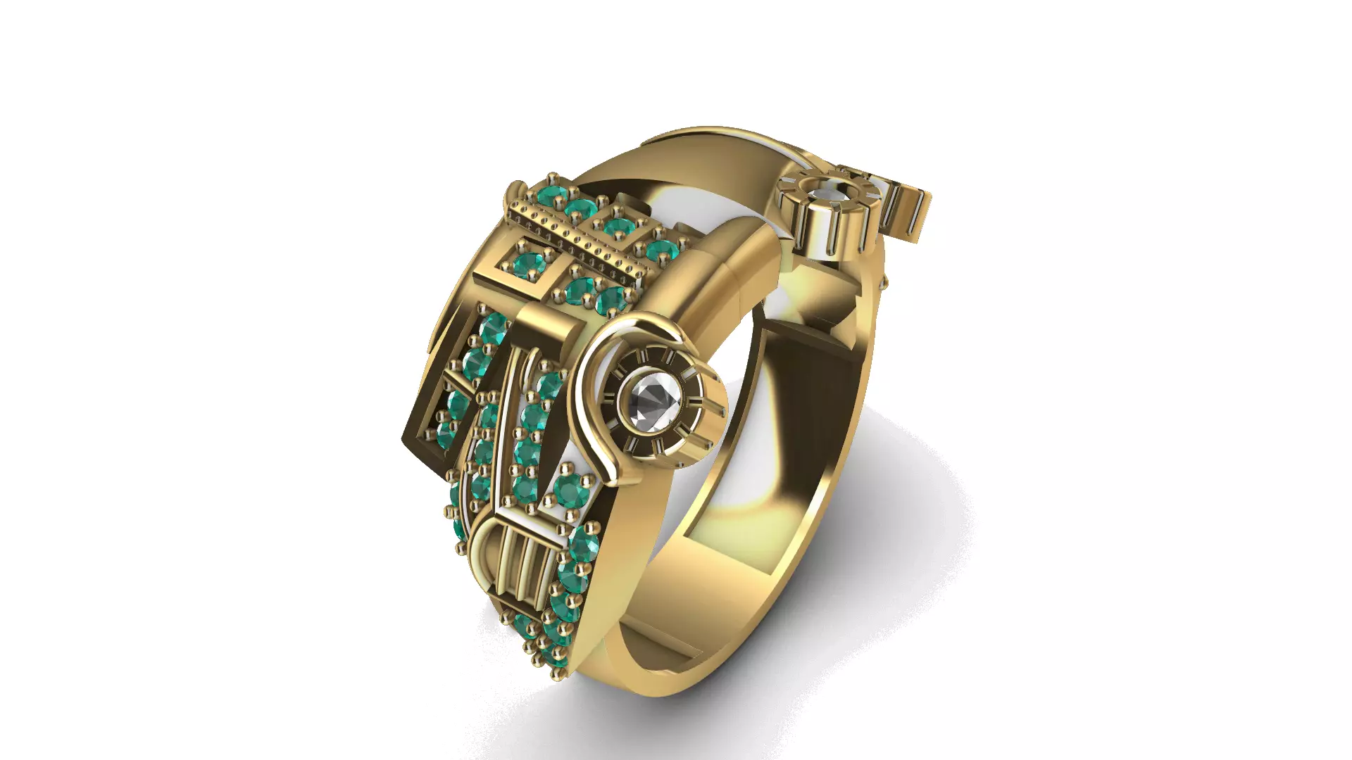 Track - tractor - camion 3D model_0