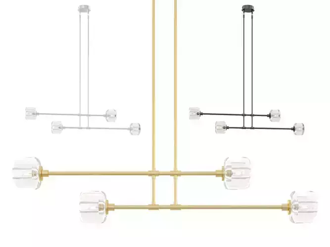 RH DEMARET MOBILE LINER CHANDELIER