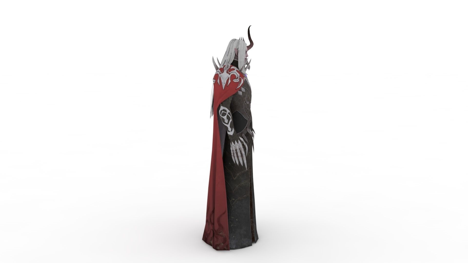 Lady Vampire 3D model_2