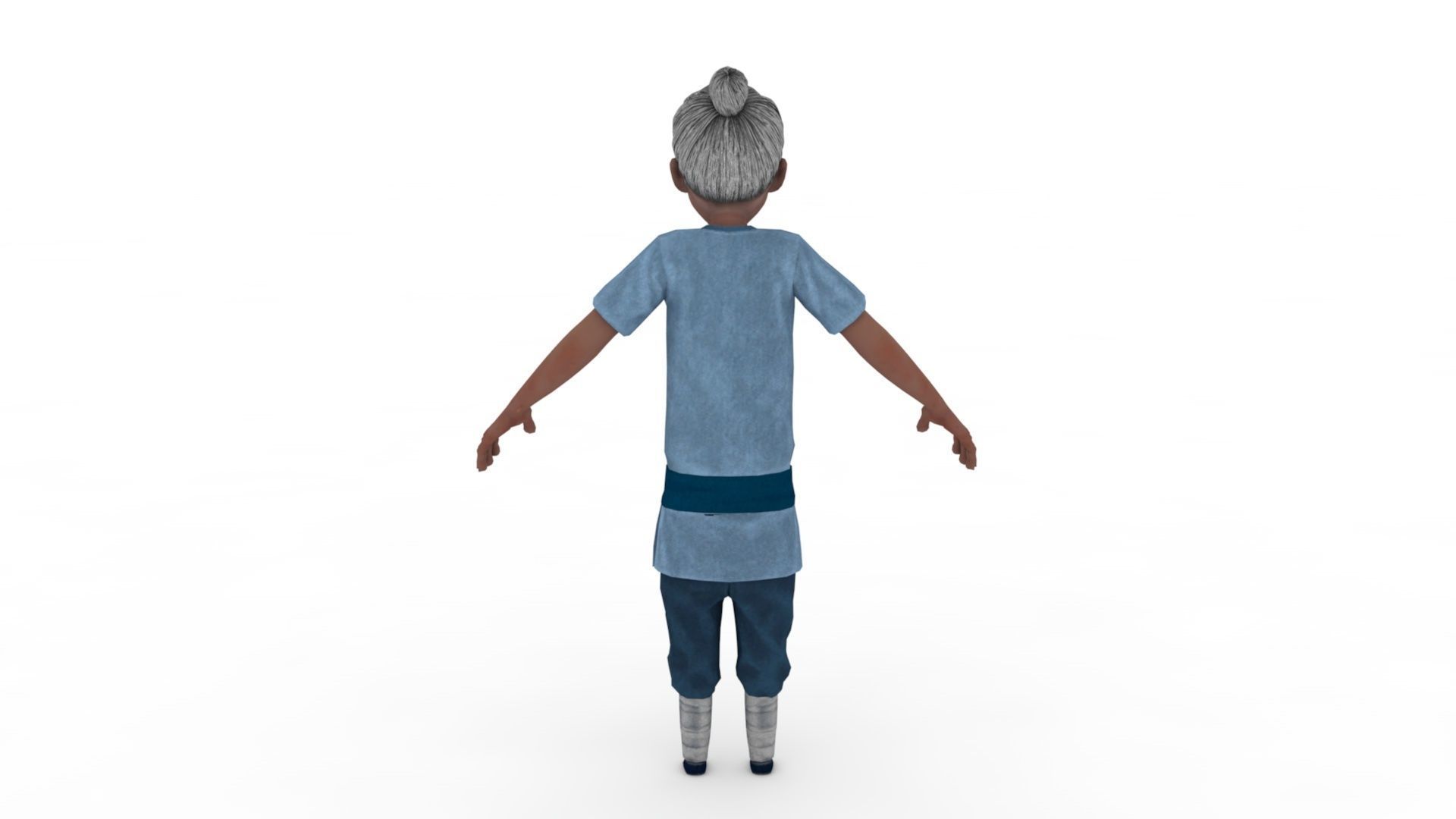 Old man 3D model_2