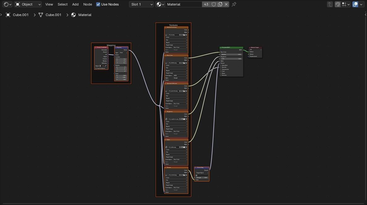 grapefruit flower Low-poly 3D model_5
