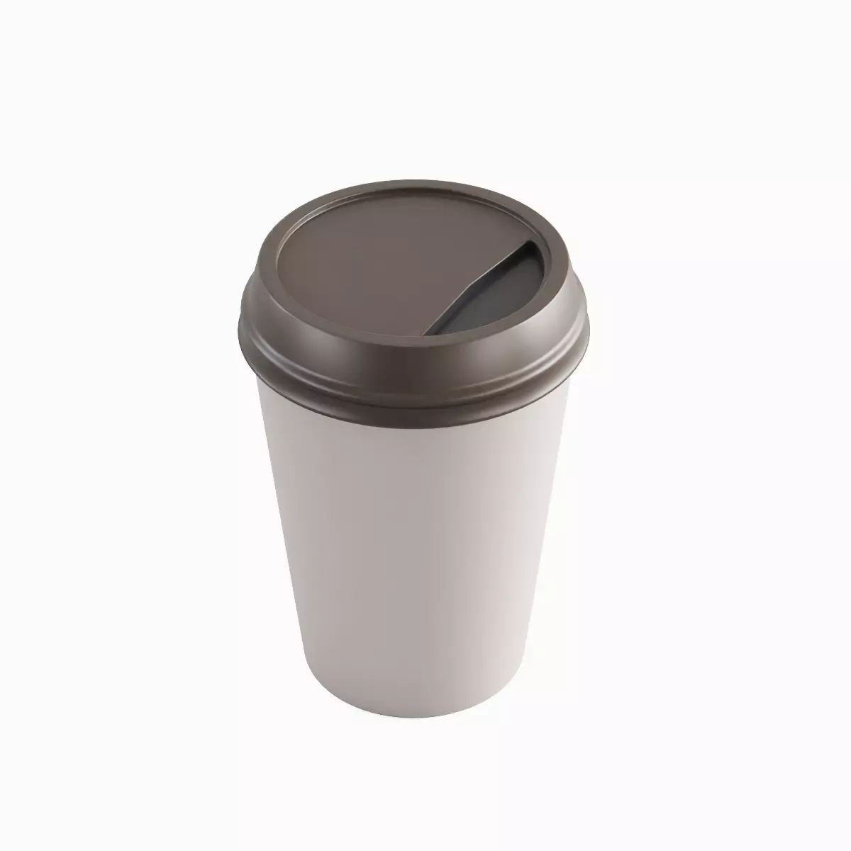 Paper Coffee Cup 01 3D model_0