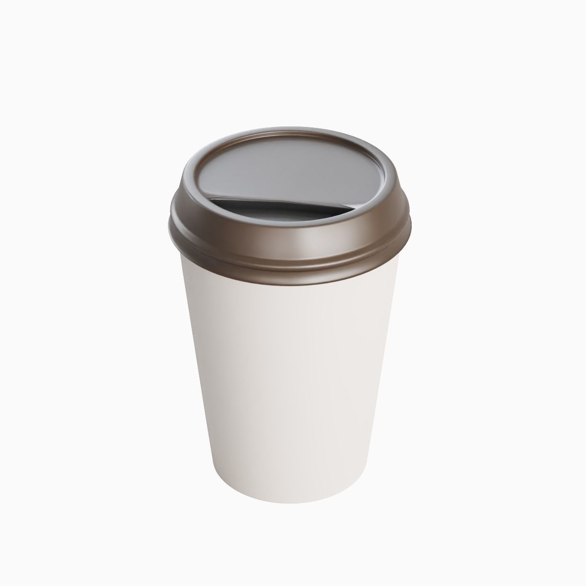 Paper Coffee Cup 01 3D model_6