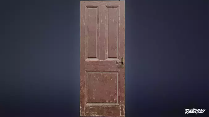 VICTORIAN - Door 01 - LOW POLY AND NANITE