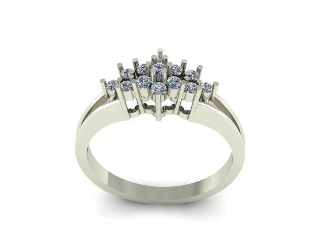 lite weight ring for daimonds 3D print model_4