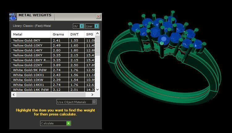 lite weight ring for daimonds 3D print model_19