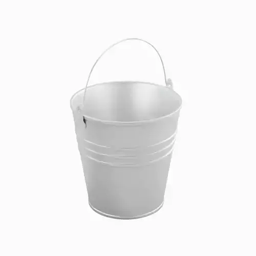 Iron Brushed Steel Bucket 