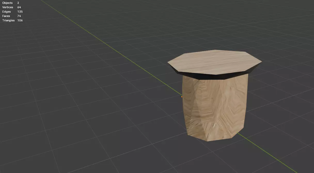 Barrel V3 Very Low Poly Free low-poly 3D model