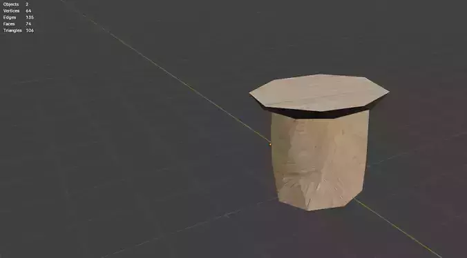 Barrel V3 Very Low Poly