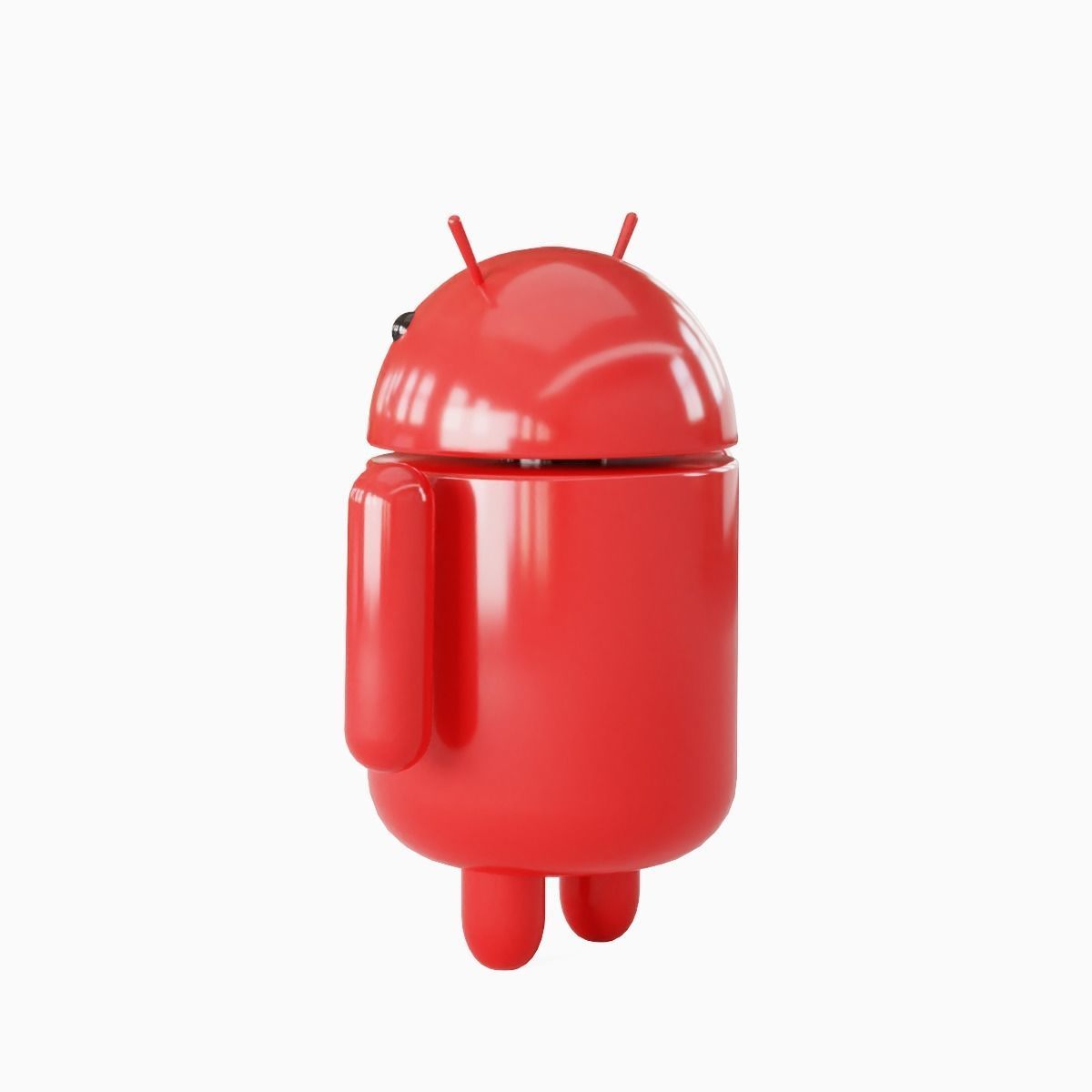 Android Robot 05 Low-poly 3D model_8