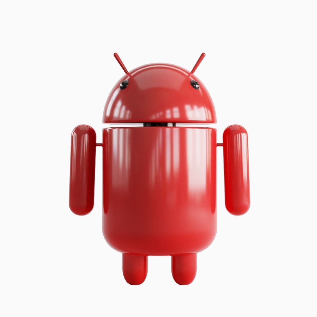 Android Robot 05 Low-poly 3D model_1