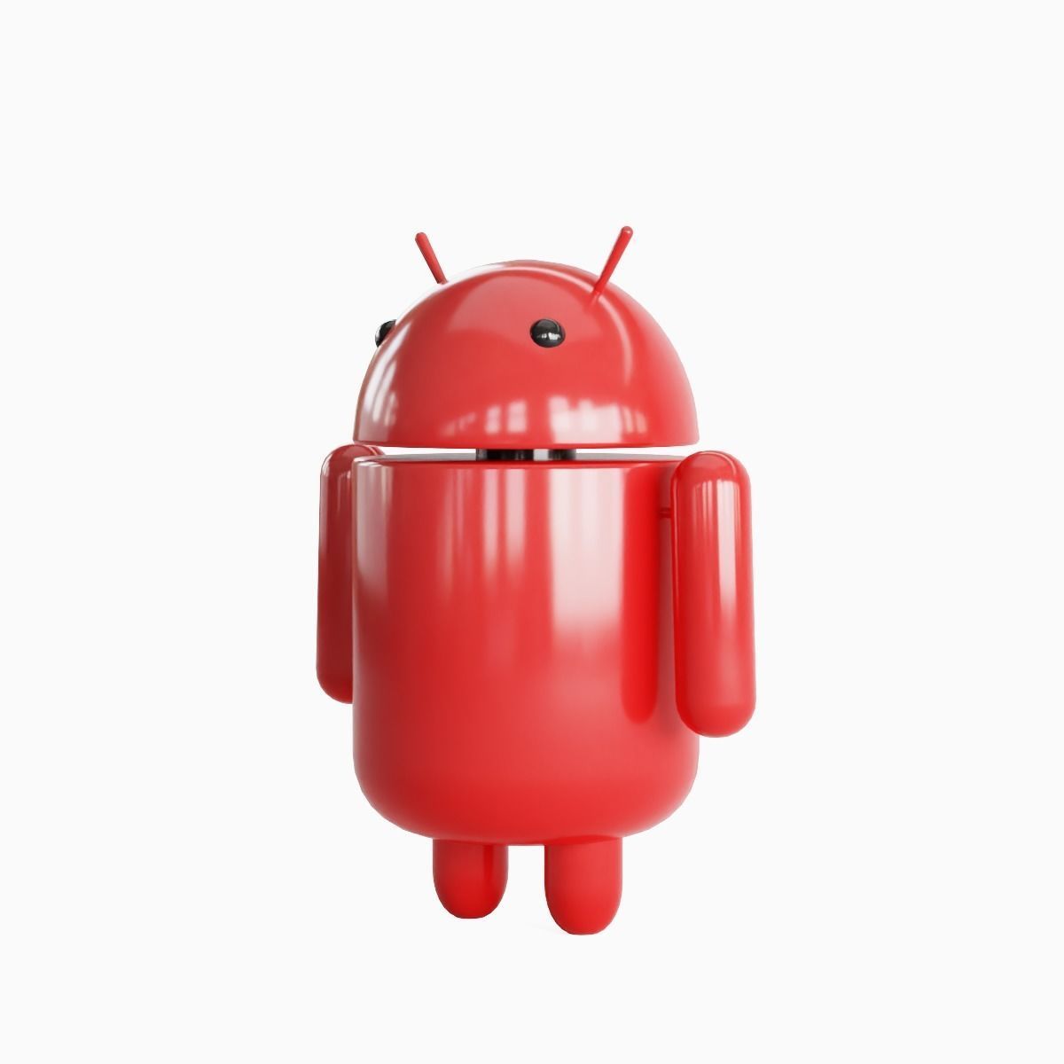 Android Robot 05 Low-poly 3D model_3