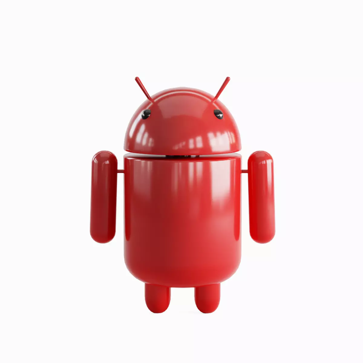 Android Robot 05 Low-poly 3D model_0