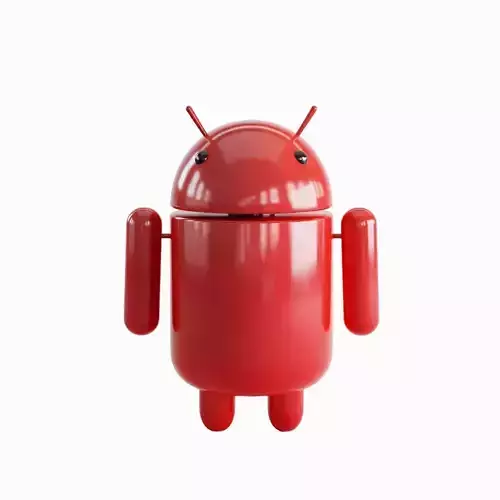 Android Robot 05 Low-poly 3D model
