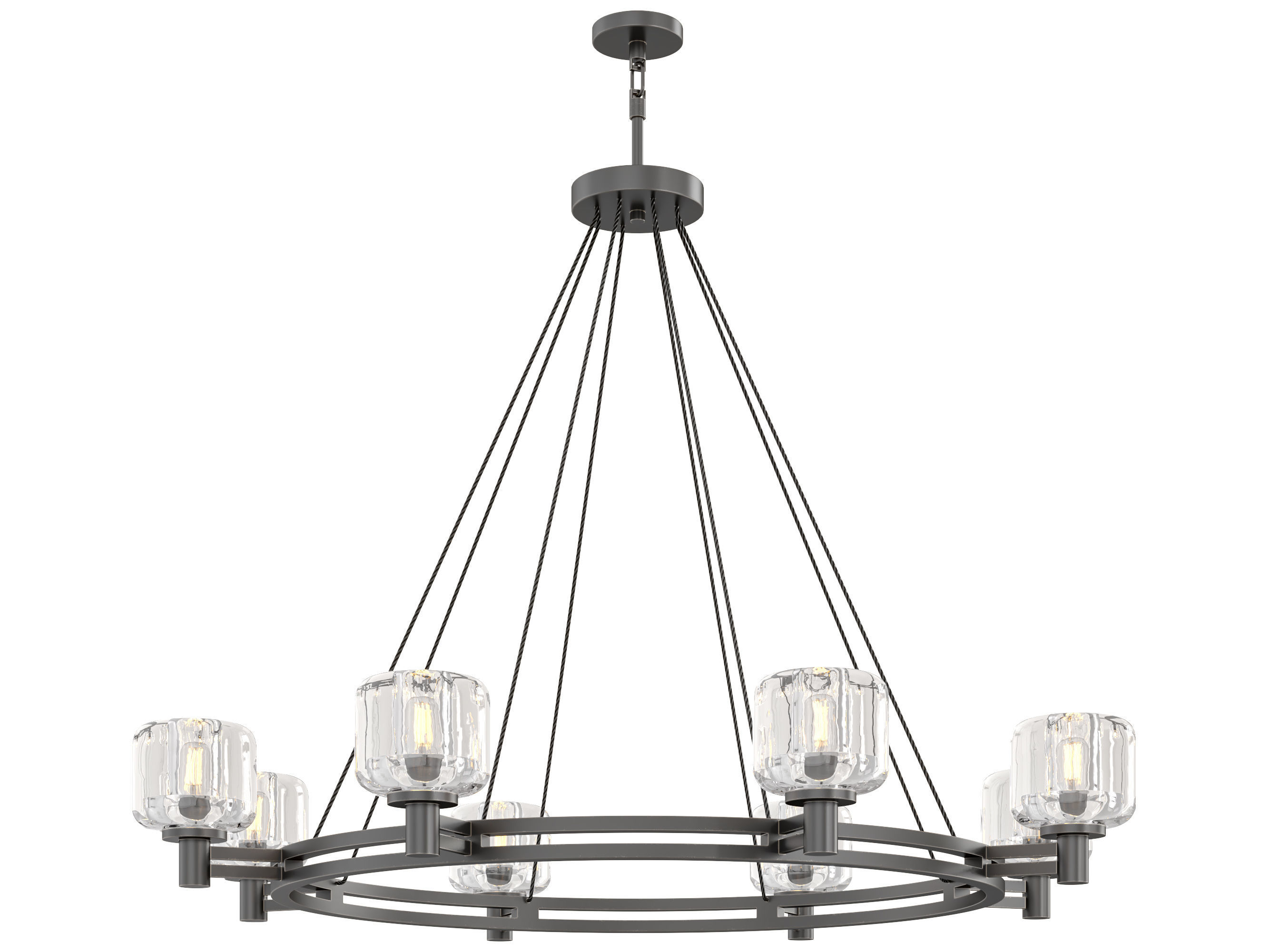 RH DEMARET ROUND CHANDELIER -002 3D model_5