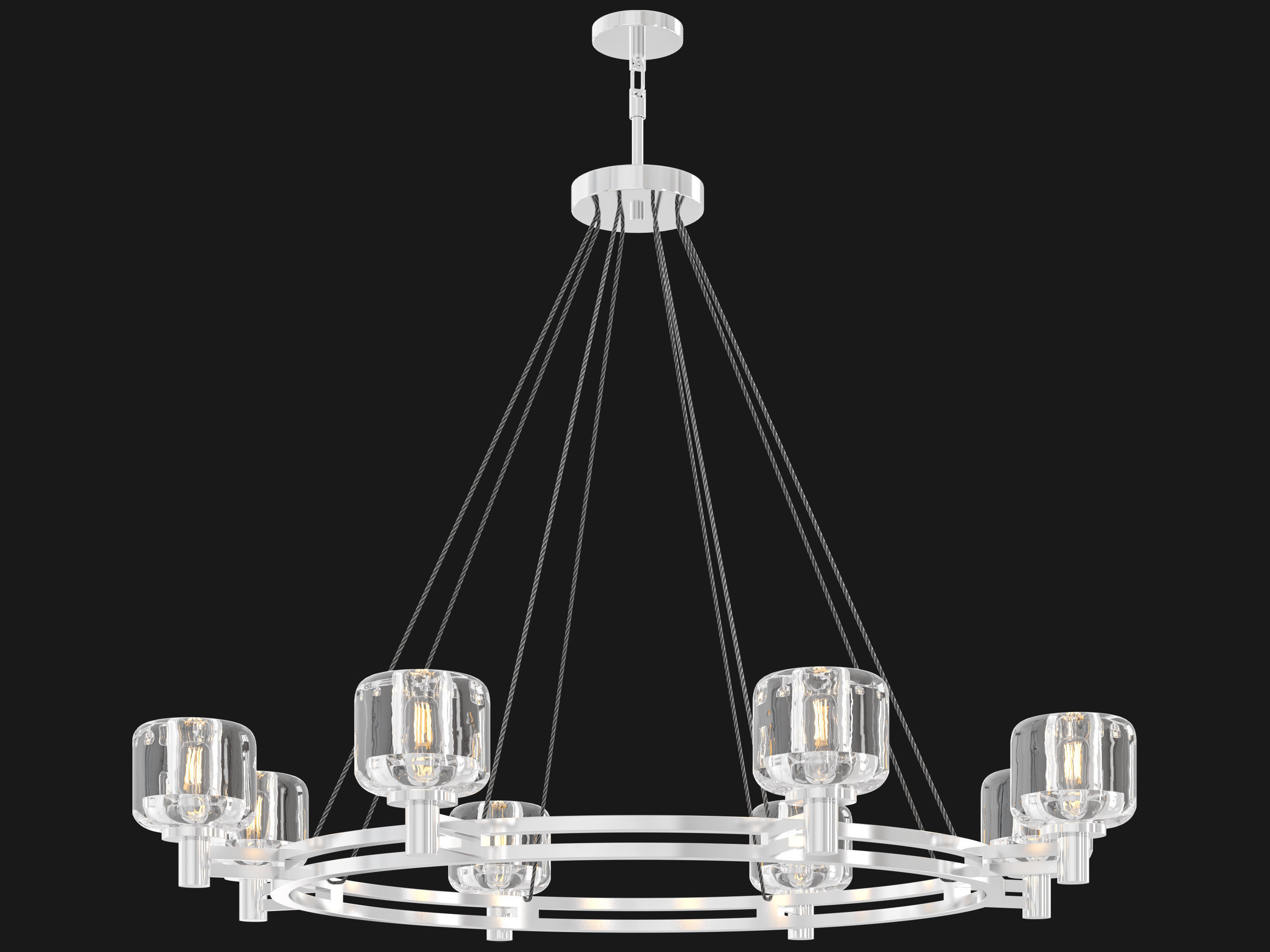 RH DEMARET ROUND CHANDELIER -002 3D model_11