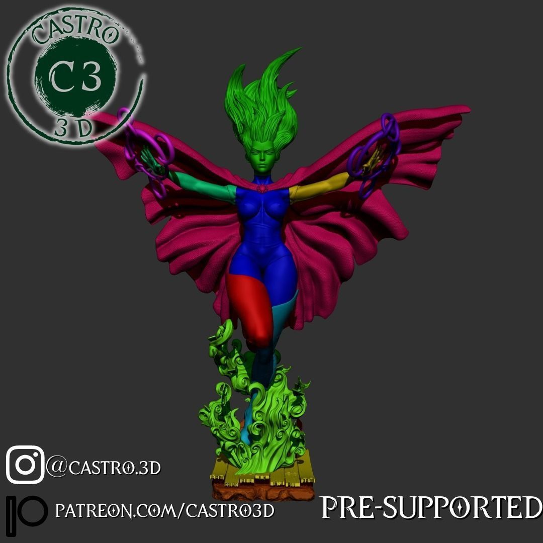 The Goblin Queen - X-men 97 fan art 3D print model_24