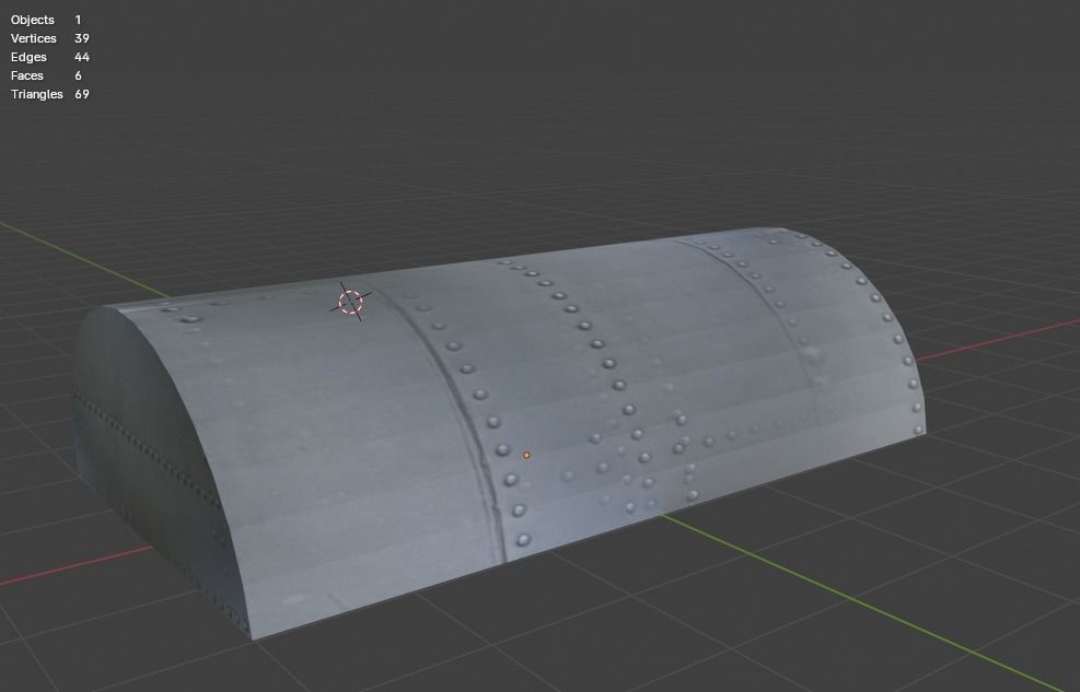 Aircraft Hanger V3 Low Poly Free low-poly 3D model_6