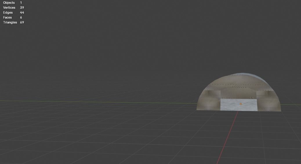 Aircraft Hanger V3 Low Poly Free low-poly 3D model_12