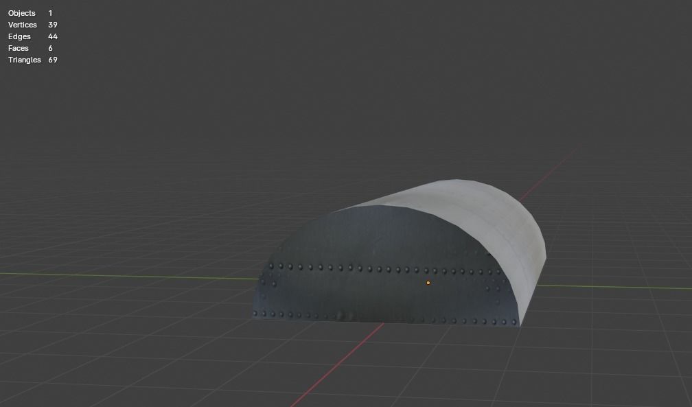 Aircraft Hanger V3 Low Poly Free low-poly 3D model_7