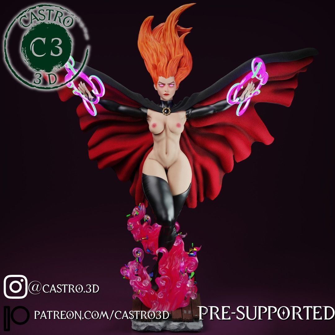 The Goblin Queen NSFW Version - X-men 97 fan art 3D print model_2