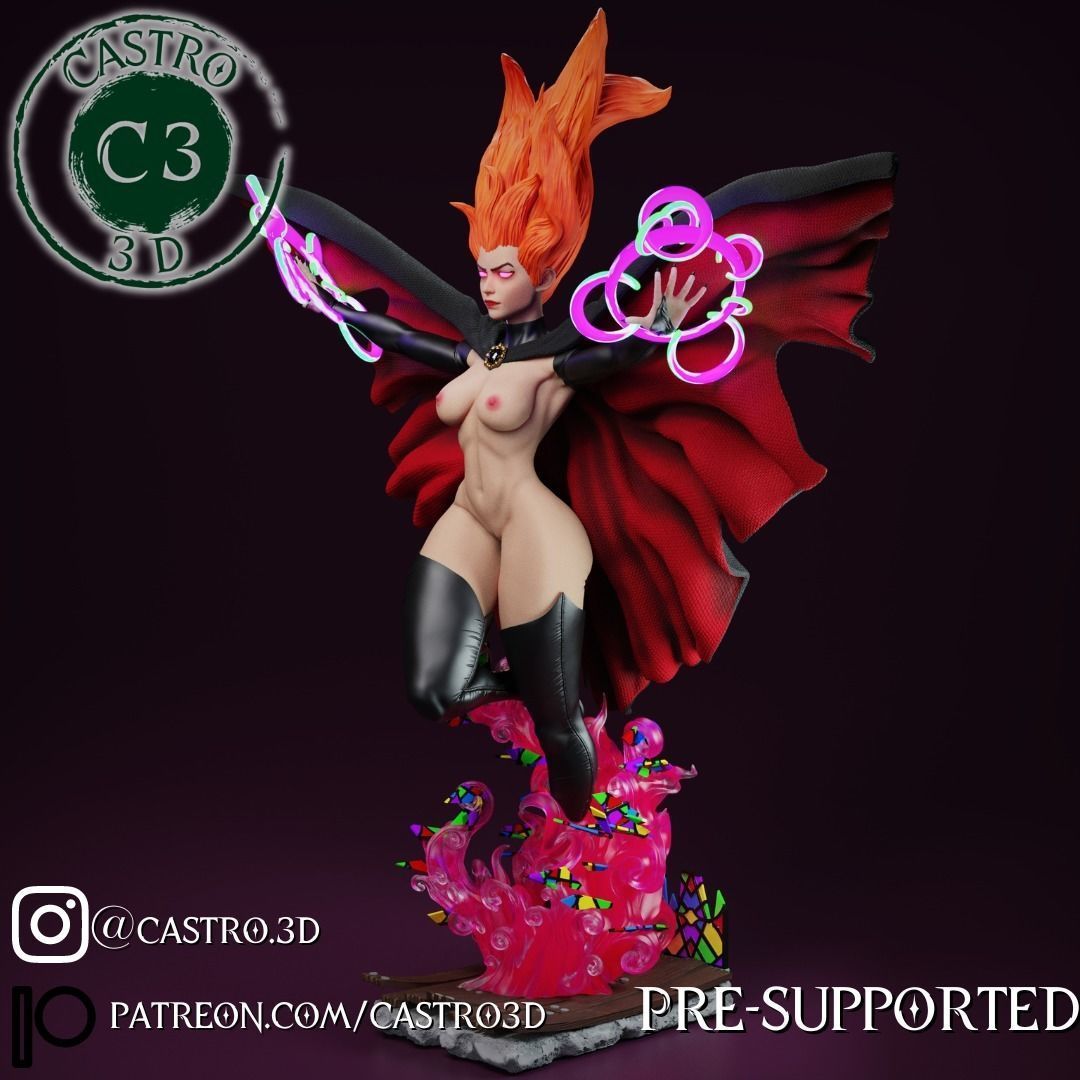 The Goblin Queen NSFW Version - X-men 97 fan art 3D print model_4