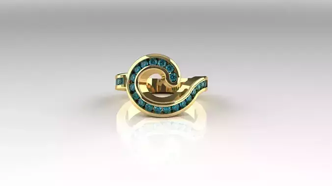 Wave Ring Minimalist