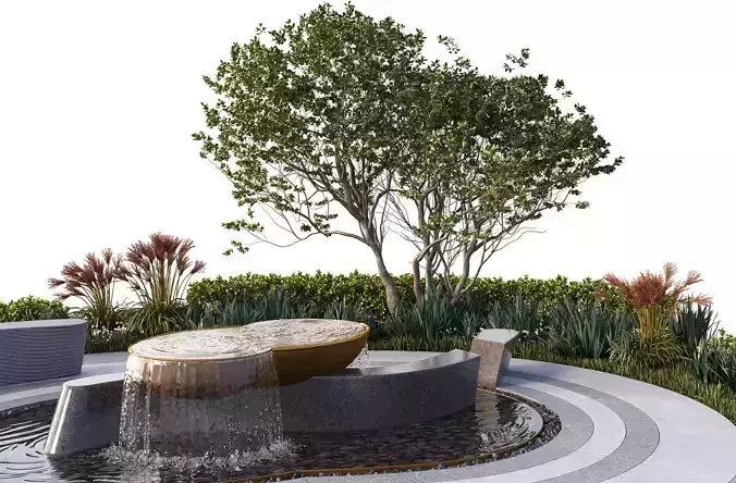 Park Square 3D model