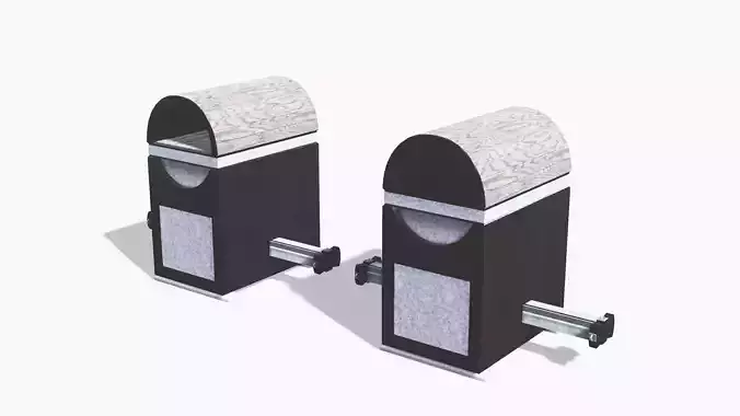 BDSM Spanking Horses Low-poly 3D model