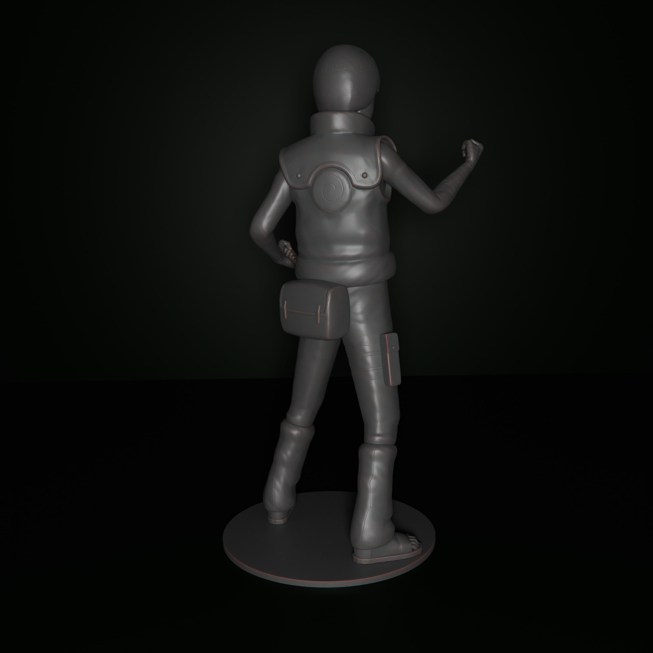 Rock Lee 3D print model_9