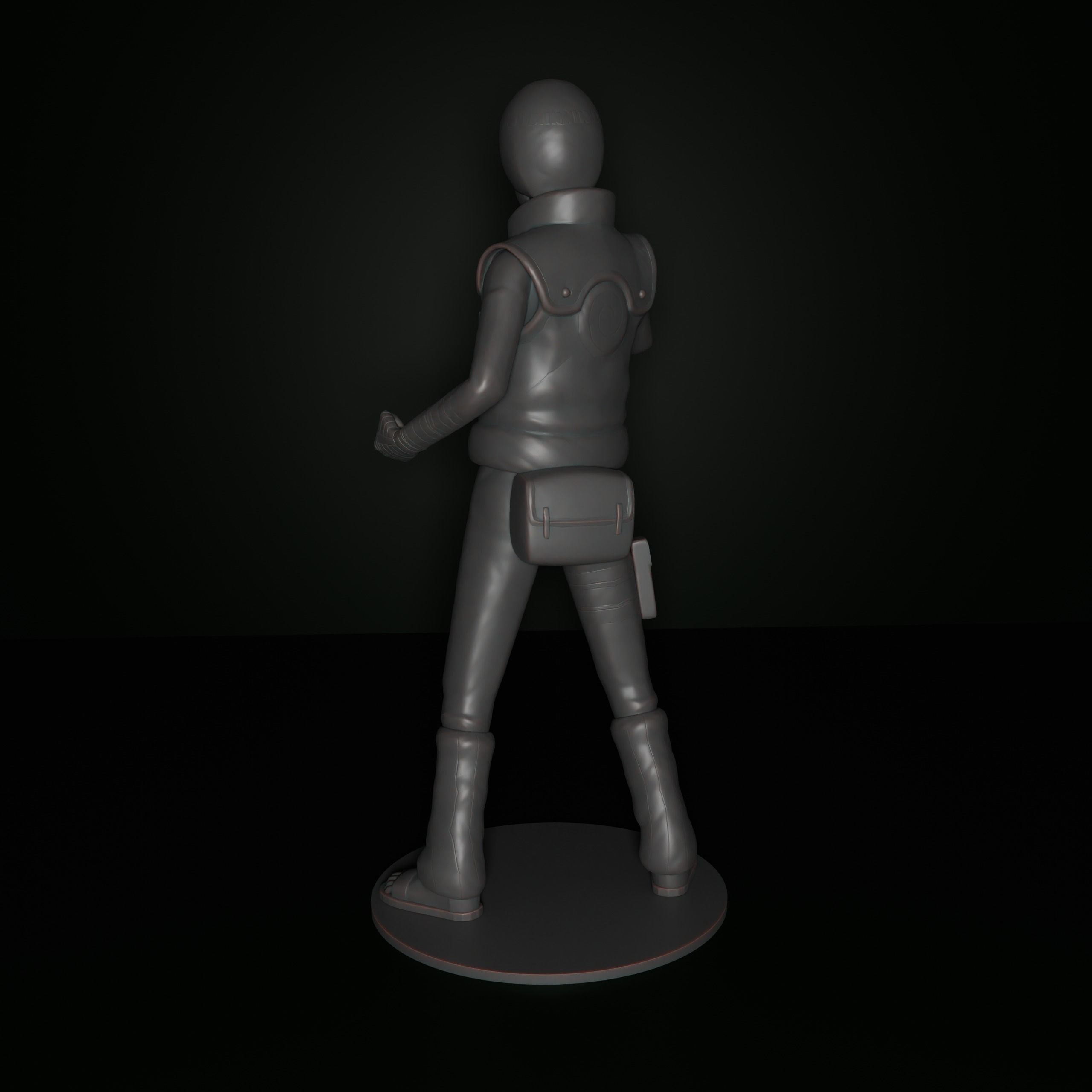 Rock Lee 3D print model_7