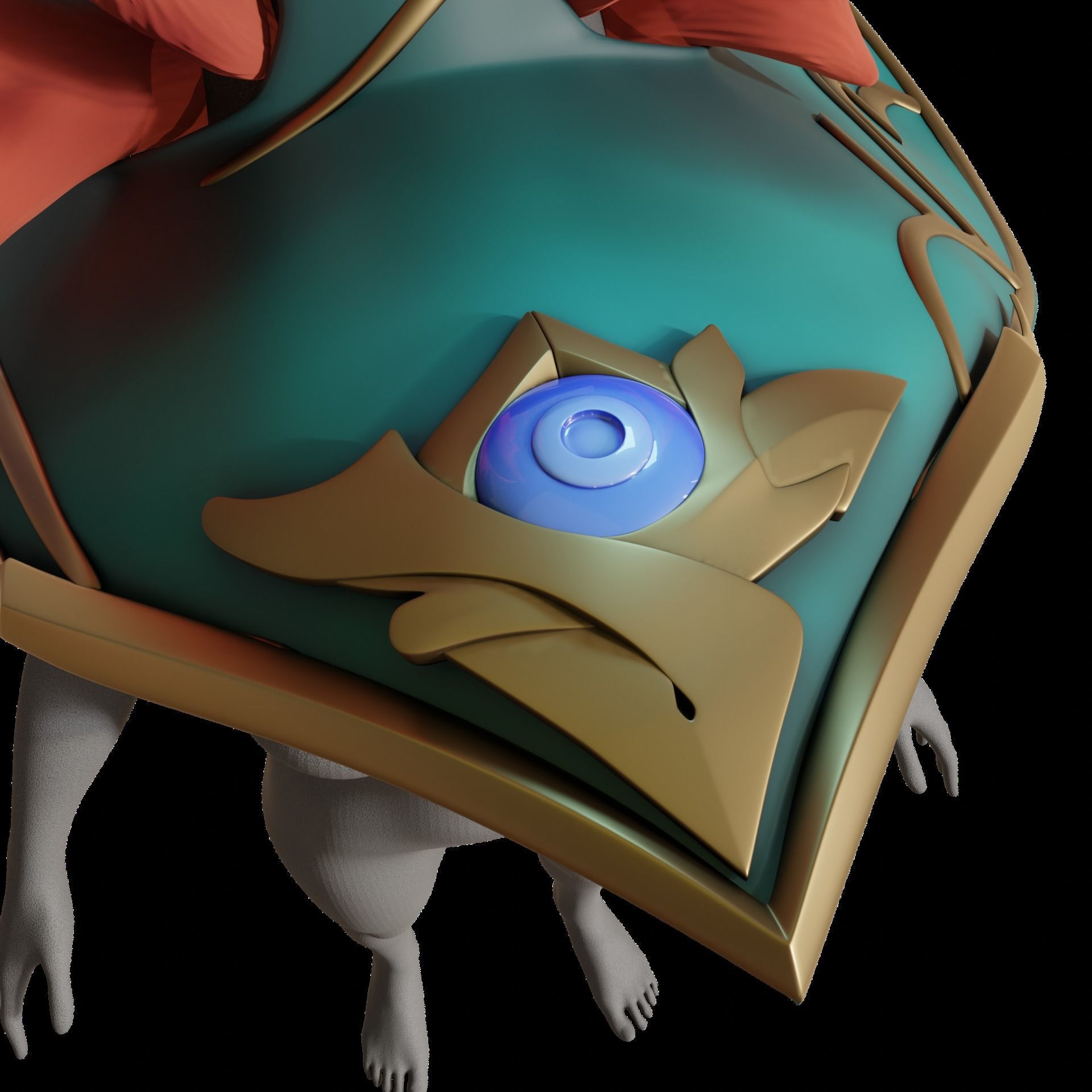 AURORA LEAGUE OF LEGENDS COSPLAY HAT EARS ACCESSORIES 3D print model_13