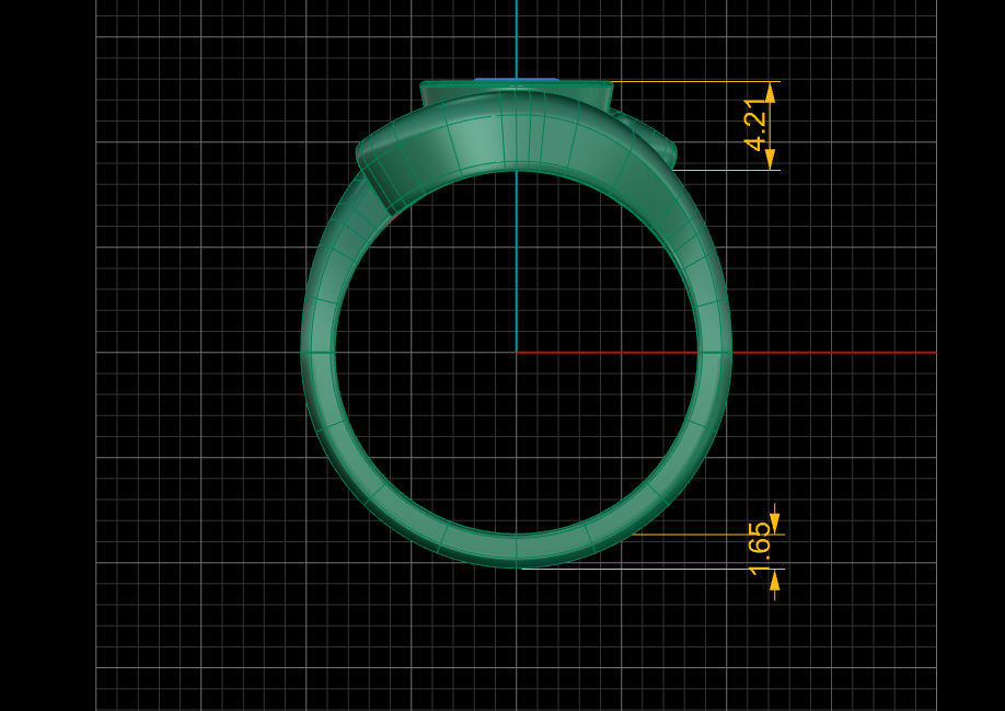 Fashion Ring 3D print model_13