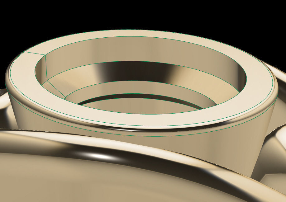 Fashion Ring 3D print model_7